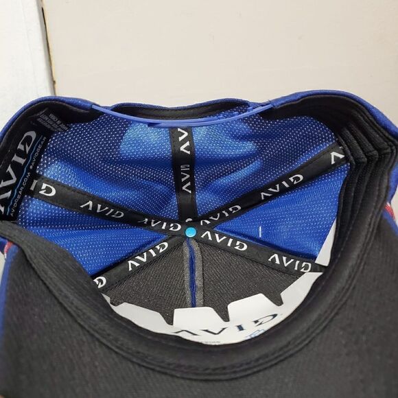 Avid Watering Hole Hat / Cap Adjustable Snapback MH1221703 Blue/Red - Picture 8 of 10